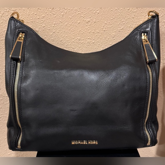 MICHAEL KORS MATILDA LEATHER SHOULDER BAG - Picture 1 of 8
